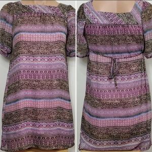 Kandy Kiss GIRLS Paisley Floral Tie Back MaxiDress